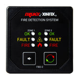 Fireboy-Xintex Two Zone Detection &amp; Alarm Panel - 2-5/8" Display - 12/24V DC