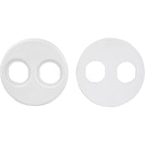 Sea-Dog 4" Gauge Power Socket Adapter Mounting Plate - White