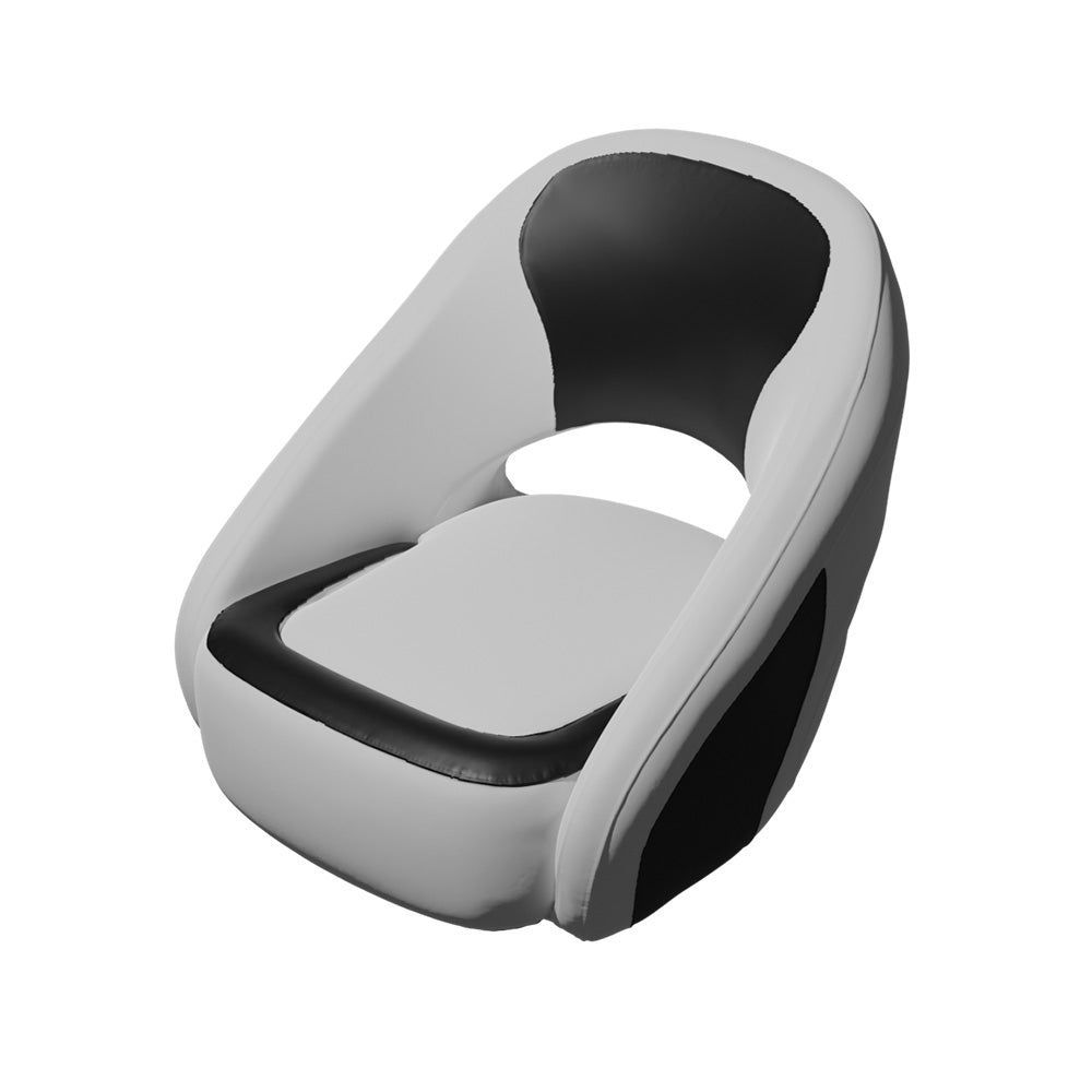 TACO Caladesi Smooth Bucket Seat - Grey/Black
