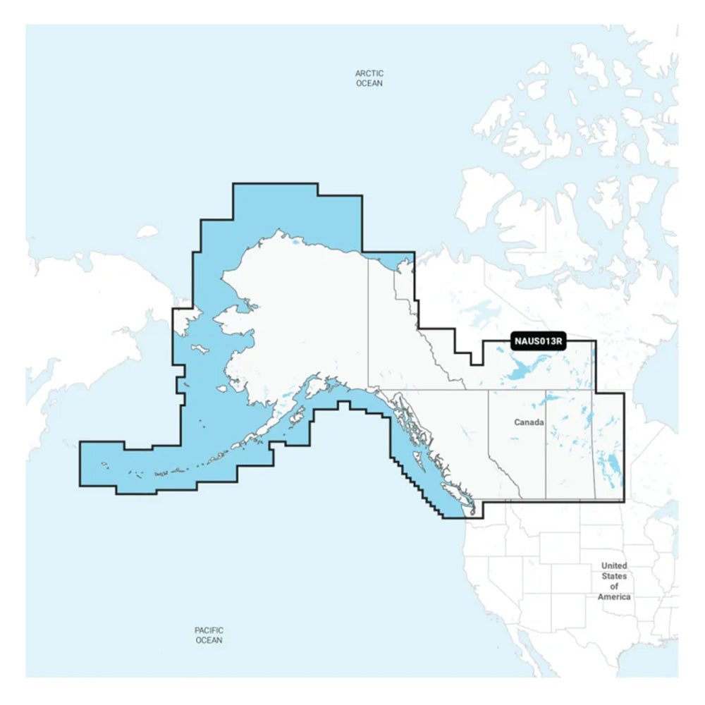Navionics NAUS013R - Canada, West &amp; Alaska - Navionics+