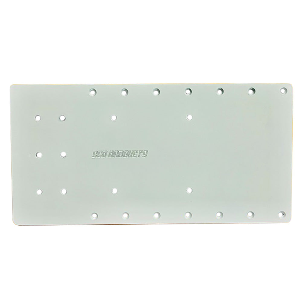 Sea Brackets 20" Straight Trolling Motor Plate f/Minn Kota&rsquo;s Quest