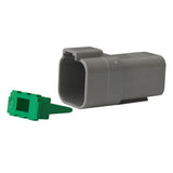 Pacer Deutsch DT Receptacle &amp; Wedge Lock Kit - 6 Position - 5 Pack