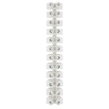 Pacer 40A Euro Style Terminal Block - 12 Positions - 5 Pack