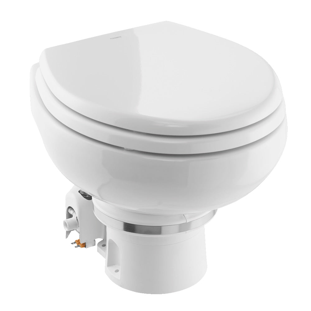 Dometic MasterFlush MF 7120 - White - Electric Macerating Toilet w/Orbit Base &amp; Slow Close Seat - Freshwater - 12V