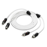 JL Audio 2-Channel 6' Marine Audio RCA Cable - XMD-WHTAIC2-6