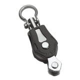 Barton Marine Size 0 20mm Plain Bearing Pulley Block Single Swivel &amp; Becket