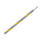 Pacer 14 AWG Gauge Striped Marine Wire 500' Spool - Grey w/Yellow Stripe