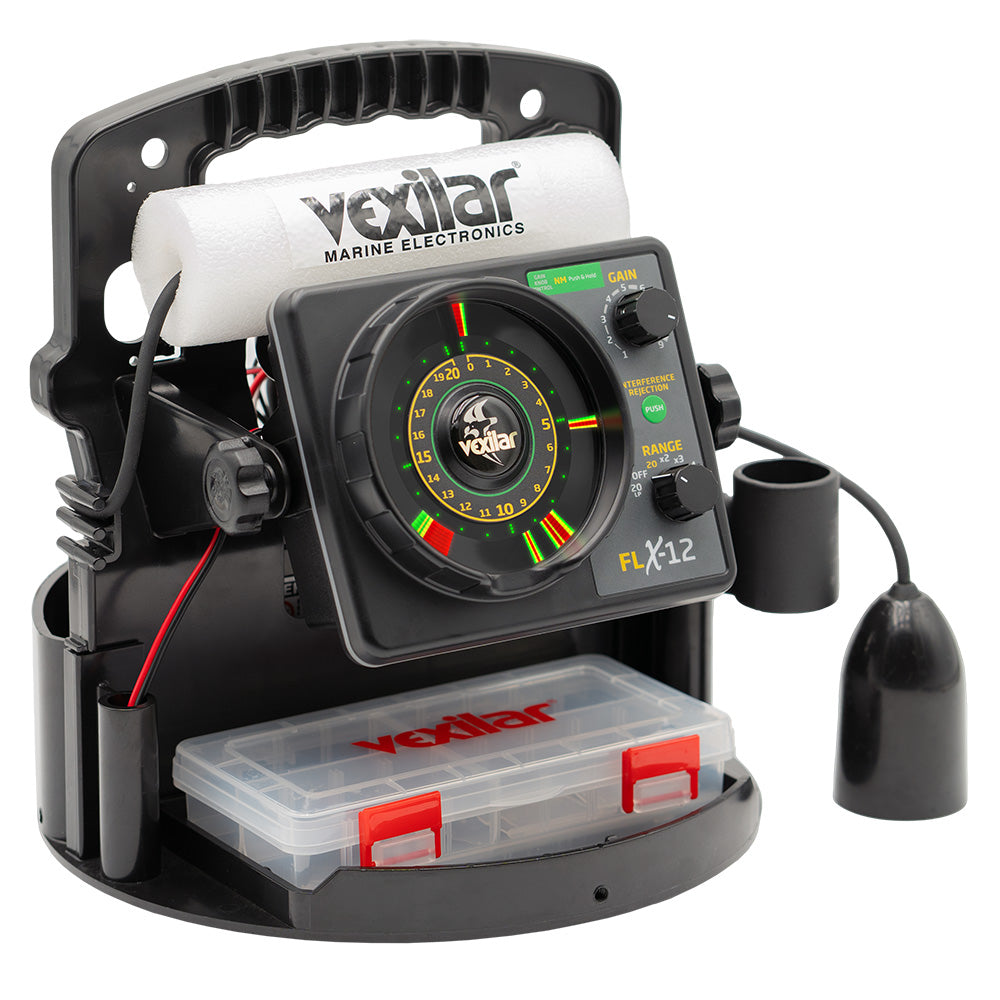 Vexilar FLX-12 Pro Pack II Fishing System w/12 Degree Ice Ducer