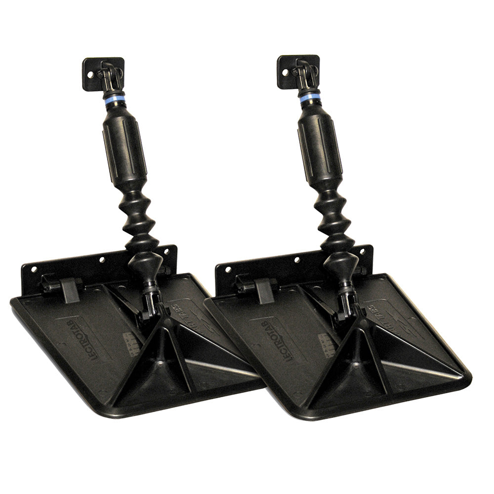 Smart Tab SX Trim Tabs by Lectrotab f/13'-15’ Boat w/30 - 40HP - Black