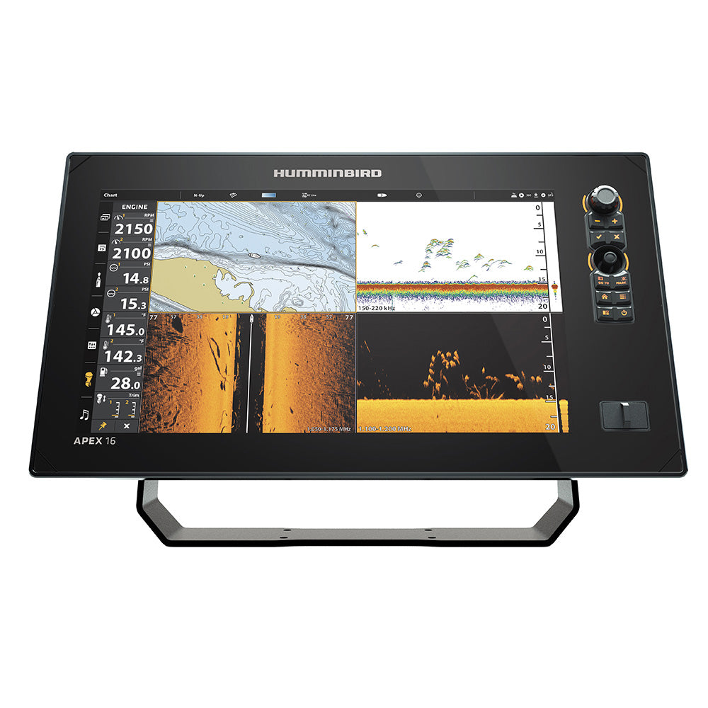 Humminbird APEX® 16 VX MSI+ Chartplotter/Fishfinder w/Transom Mount Transducer