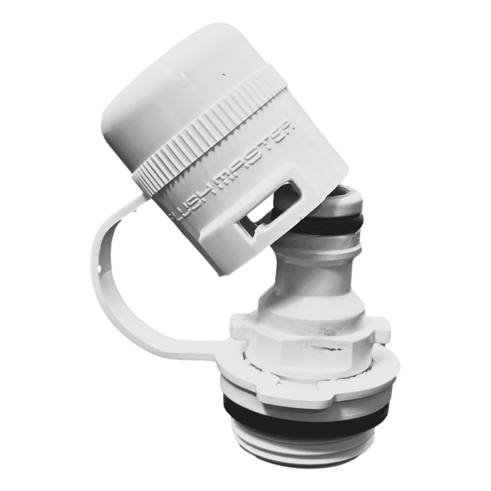 Flushmaster Flush Port Quick Connect f/Suzuki - White