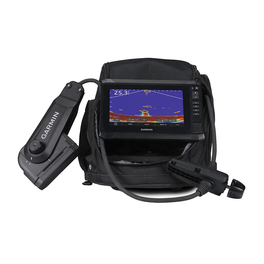 Garmin Panoptix™ PS22-IF Ice Fishing Bundle with ECHOMAP™ UHD2 73sv, Panoptix PS22-IF Transducer & Pole-Free Transducer