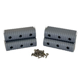 Caliber BunkWrap End Cap 2x6" Grey Accessory Kit w/Stainless Steel Hardware *4-Pack