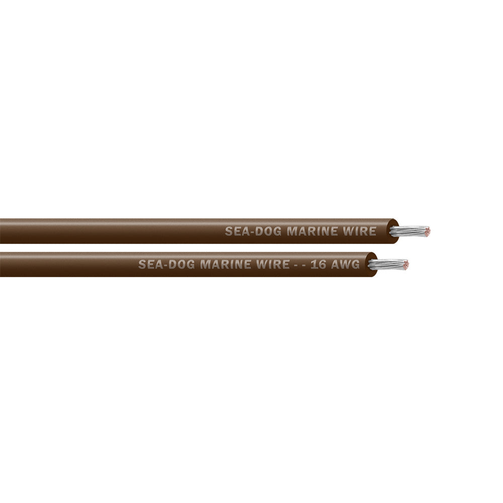 Sea-Dog 16 AWG Brown Primary Wire - 500'