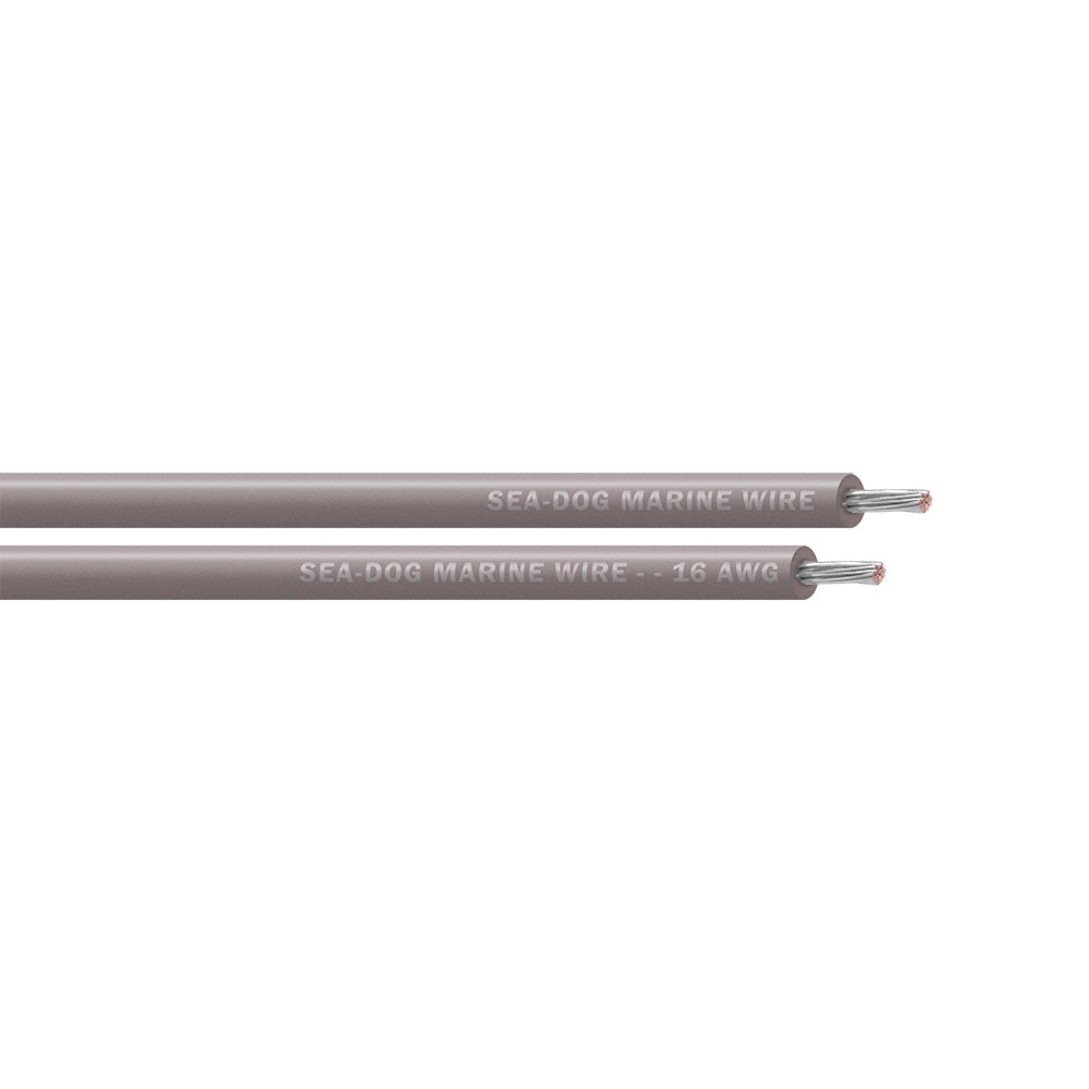 Sea-Dog 16 AWG Grey Primary Wire - 250'