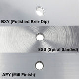 TACO Round Pad 3-Hole Mill Finish - 4-1/2"