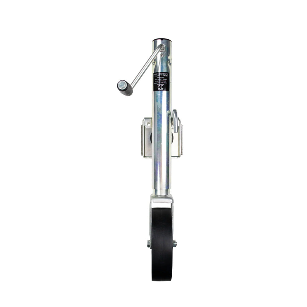 Powerwinch Utility Series Jack - 1500lb, Weld-On, Single Wheel, Zinc