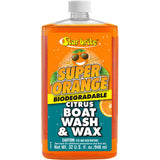 Star brite Super Orange Citrus Boat Wash & Wax - Fresh & Salt Water - 32 oz