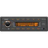 VDO 24V Radio w/FM RDS Tuner MP3/WMA/USB/Bluetooth - Orange Illumination
