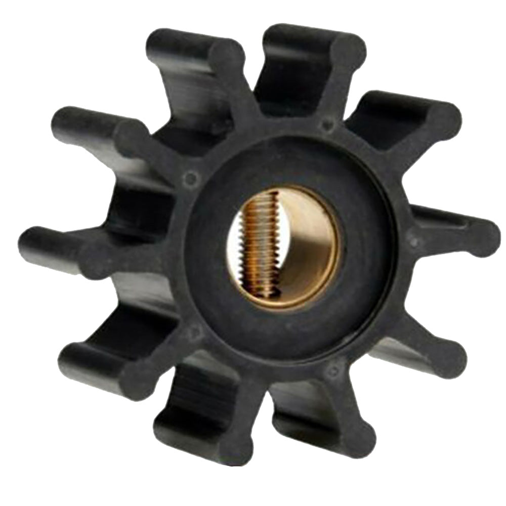 Jabsco Impeller Kit - Neoprene - 10 Blade - 2" Diameter x 7/8" Wide - Slotted Shaft Pin Drive - Brass Insert - 15/32" Shaft