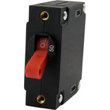 Egis A Series Red Toggle Panel Mount Circuit Breaker - Single Pole 50A