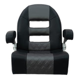 Springfield Console Helm Flip-Up - Black-Grey