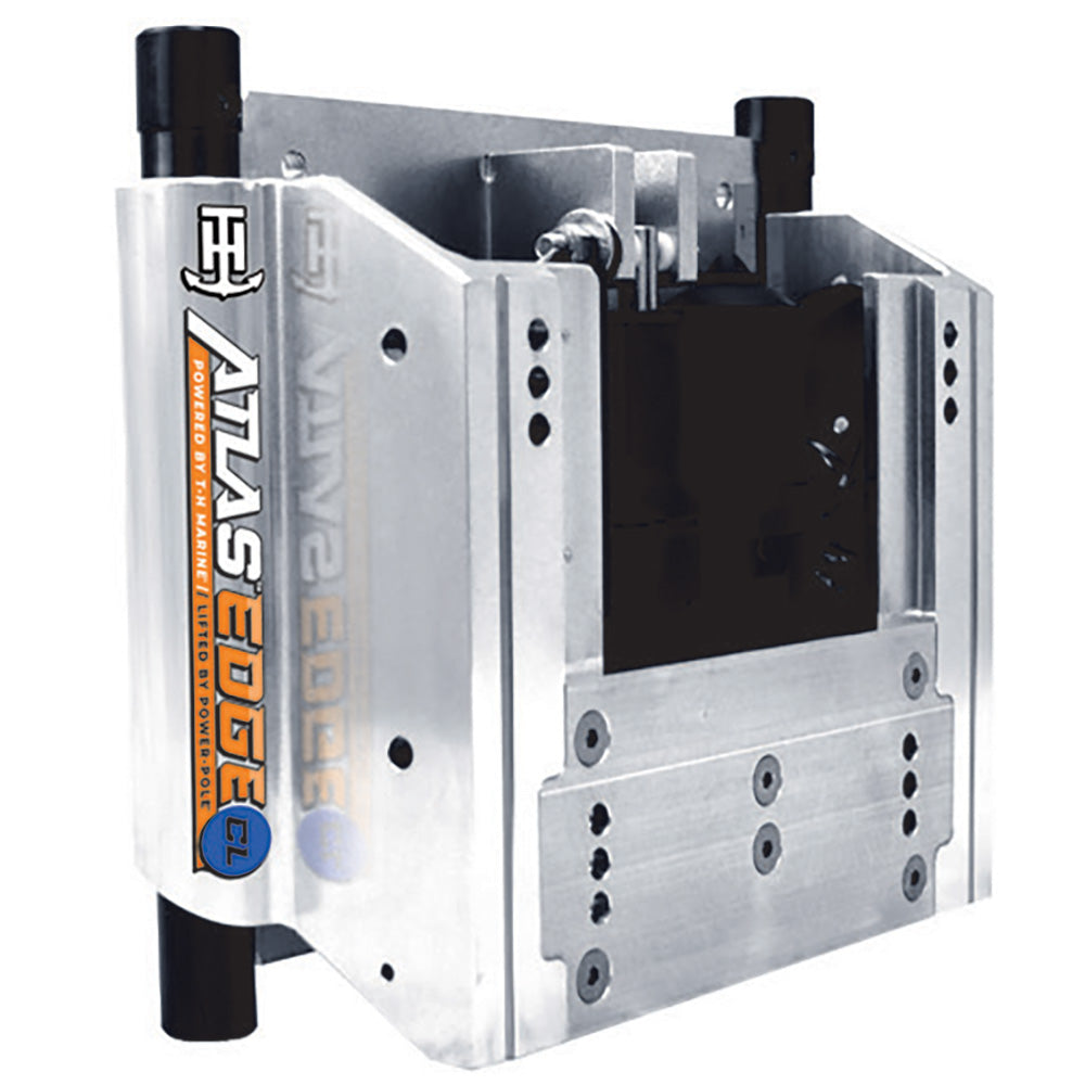 T-H Marine ATLAS™ EDGE 10" Set Back Hydraulic Jack Plate - Classic - Silver