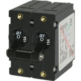 Blue Sea 7234 A-Series Double Pole Toggle - 15A - Black MPN-7234