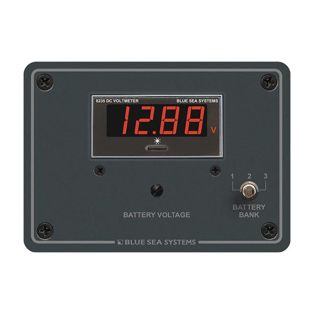 Blue Sea 8051 DC Digital Voltmeter Panel MPN-8051