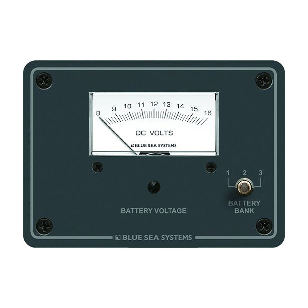 Blue Sea 8015 DC Analog Voltmeter w/Panel MPN-8015