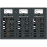 Blue Sea 8084 AC Main +6 Positions/DC Main +15 Positions Toggle Circuit Breaker Panel - White Switches MPN-8084
