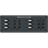 Blue Sea 8096 DC 6 Position Toggle Branch Circuit Breaker Panel - White Switches