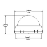 Ritchie XP-98W X-Port Tactician™ Compass - Surface Mount - White