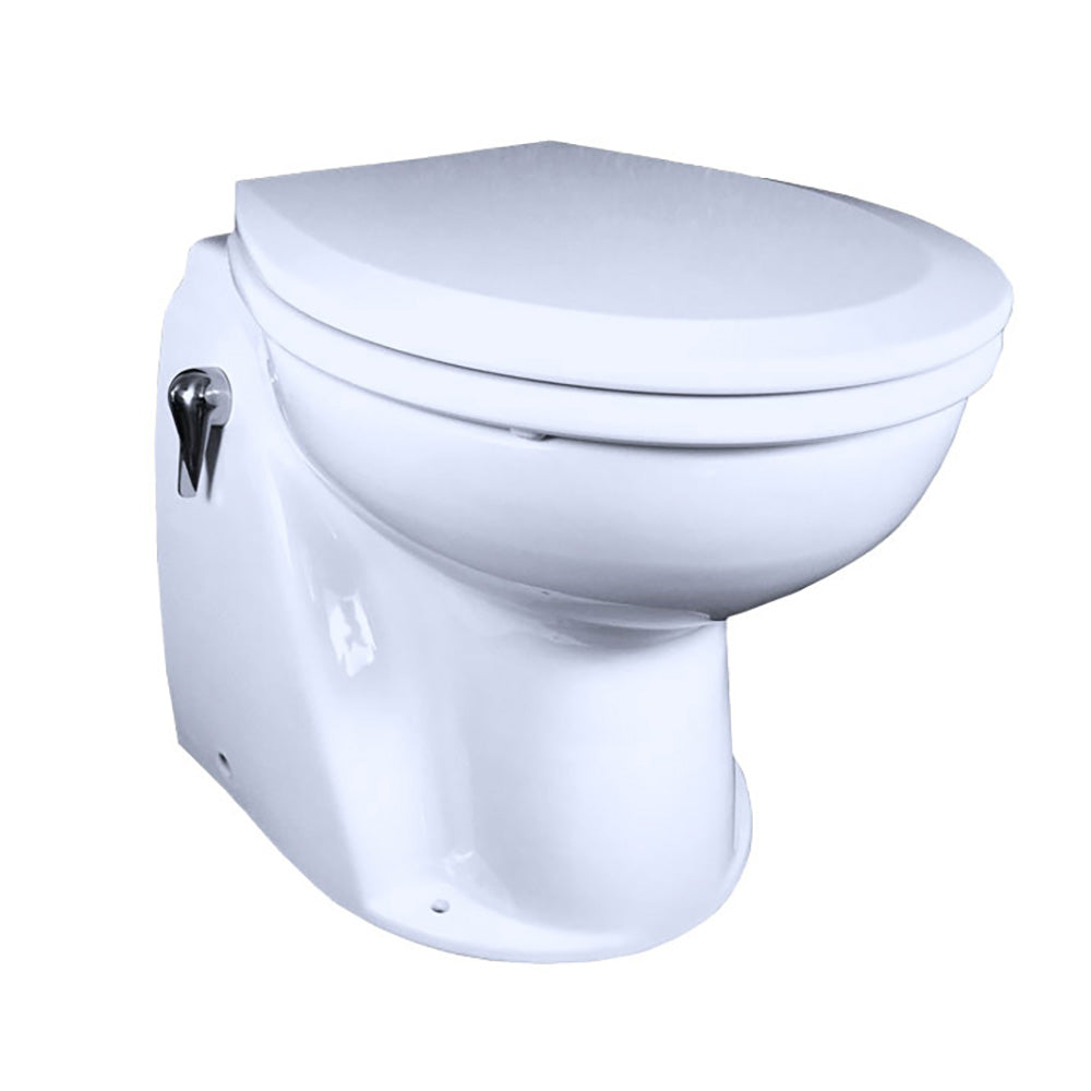 Raritan Atlantes Freedom&reg; w/Vortex-Vac - Household Style - White - Remote Intake Pump - Smart Toilet Control - 12v