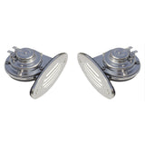 Schmitt Marine Mini Stainless Steel Dual Drop-In Horn w/Stainless Steel Grills High &amp; Low Pitch