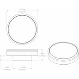 Lumitec Halo - Flush Mount Down Light - White Finish - White Non-Dimming