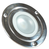 Lumitec Shadow - Flush Mount Down Light - Polished SS Finish - Warm White Dimming