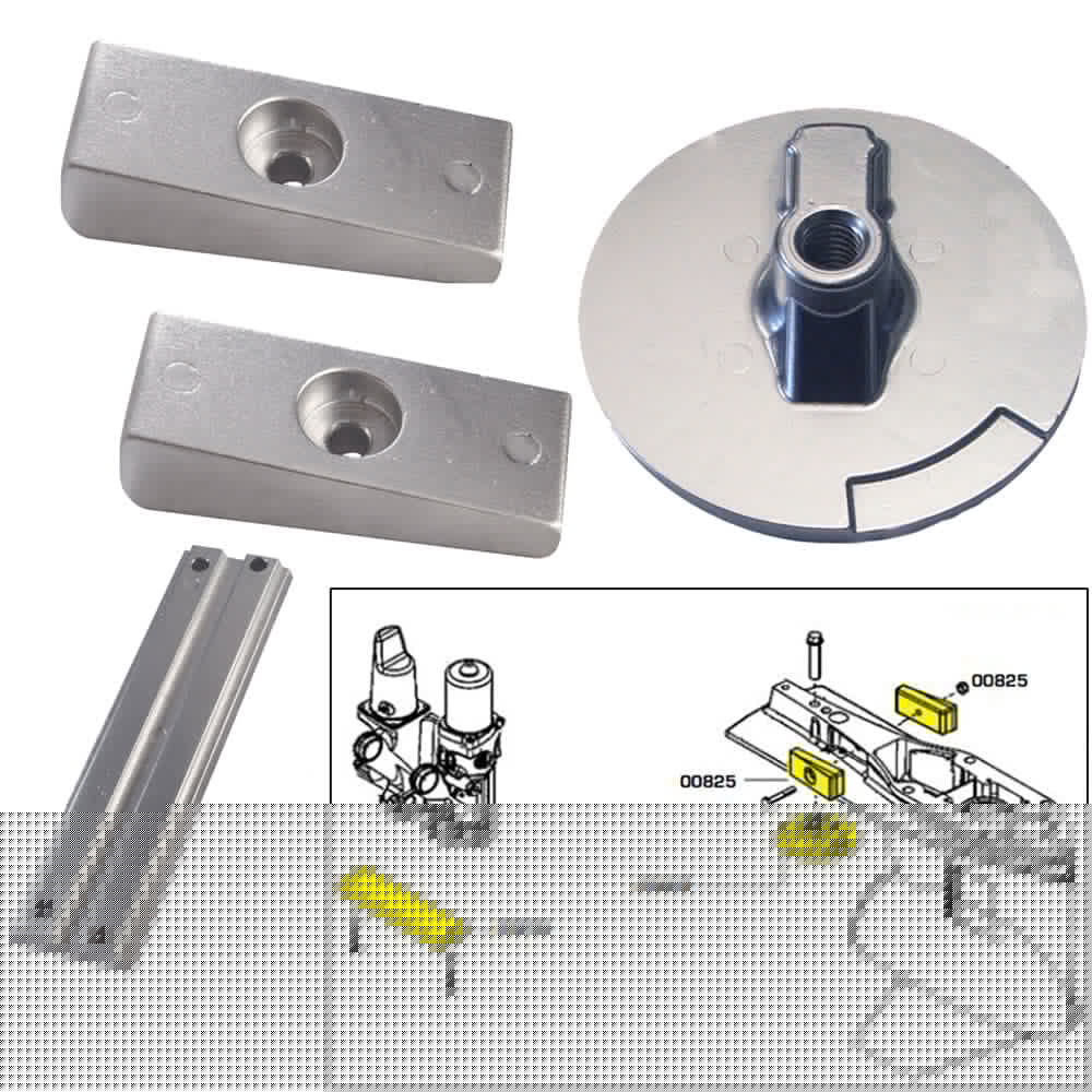 Tecnoseal Anode Kit w/Hardware - Mercury Verado 4 - Magnesium