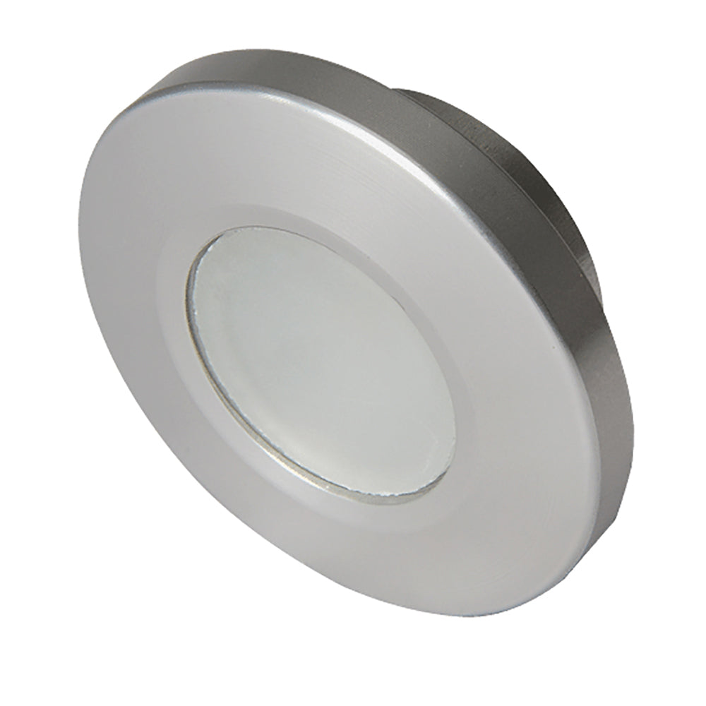 Lumitec Orbit Spectrum Flush Mount Down Light - Brushed Housing - White Dimming & Red/Blue Non-Dimming