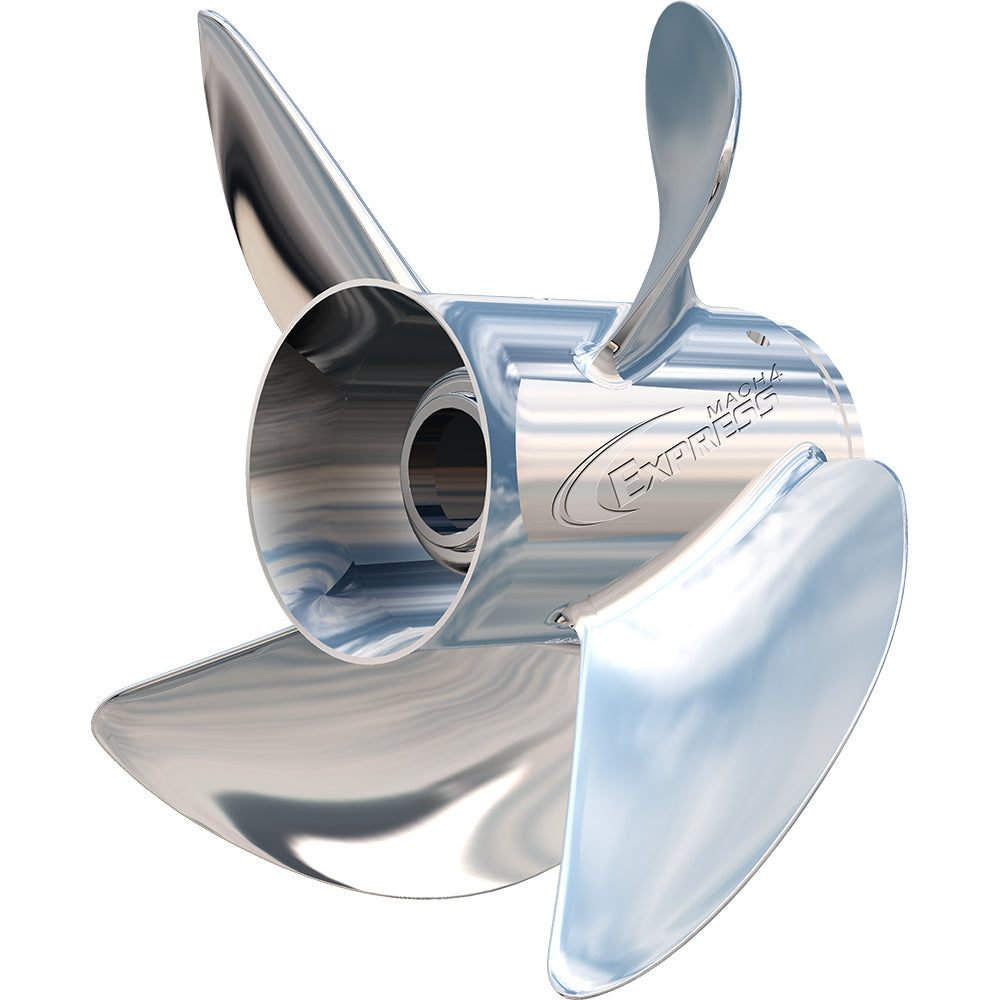 Turning Point Express&reg; Mach4&trade; - Left Hand - Stainless Steel Propeller - EX1/EX2-1319-4L - 4-Blade - 13" x 19 Pitch