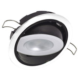 Lumitec Mirage Positionable Down Light - Warm White Non-Dimming - Hi CRI - White Bezel