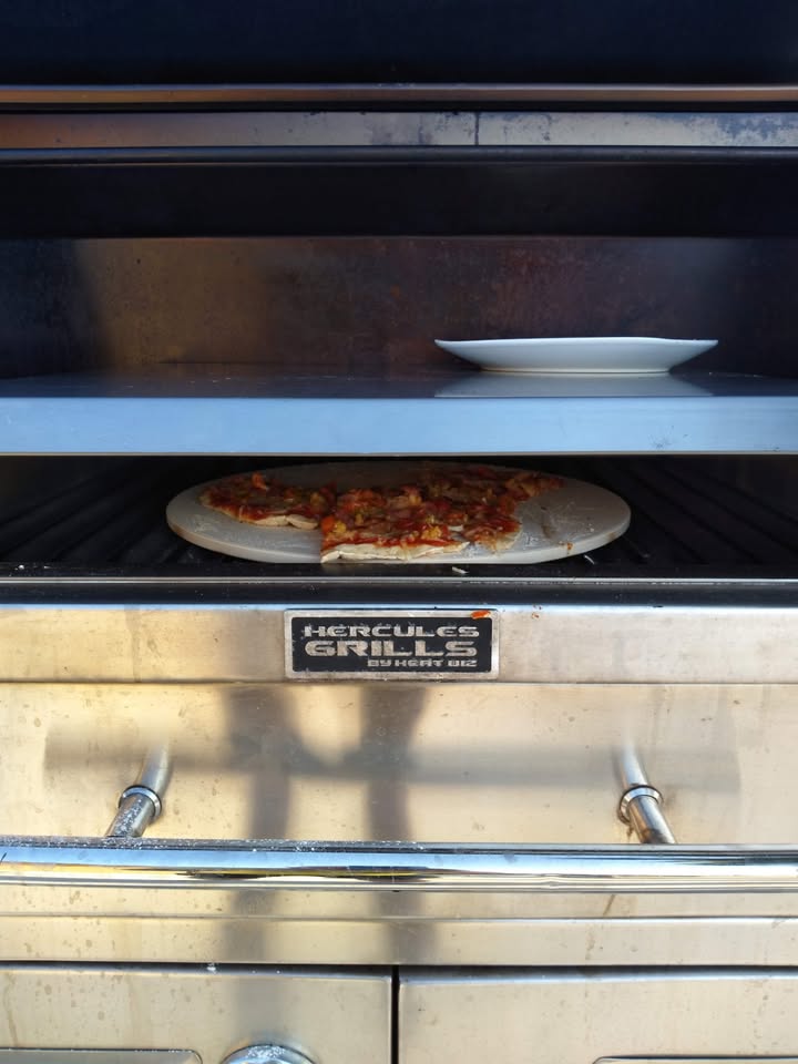 BLOWOUT SALE: 2-in-1 Stainless Pizza Oven & Heavy Duty Griddle