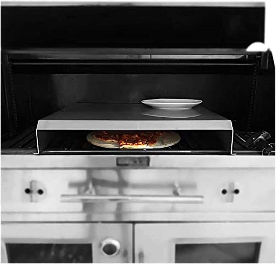 BLOWOUT SALE: 2-in-1 Stainless Pizza Oven & Heavy Duty Griddle