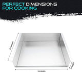 BLOWOUT SALE: 2-in-1 Stainless Pizza Oven & Heavy Duty Griddle