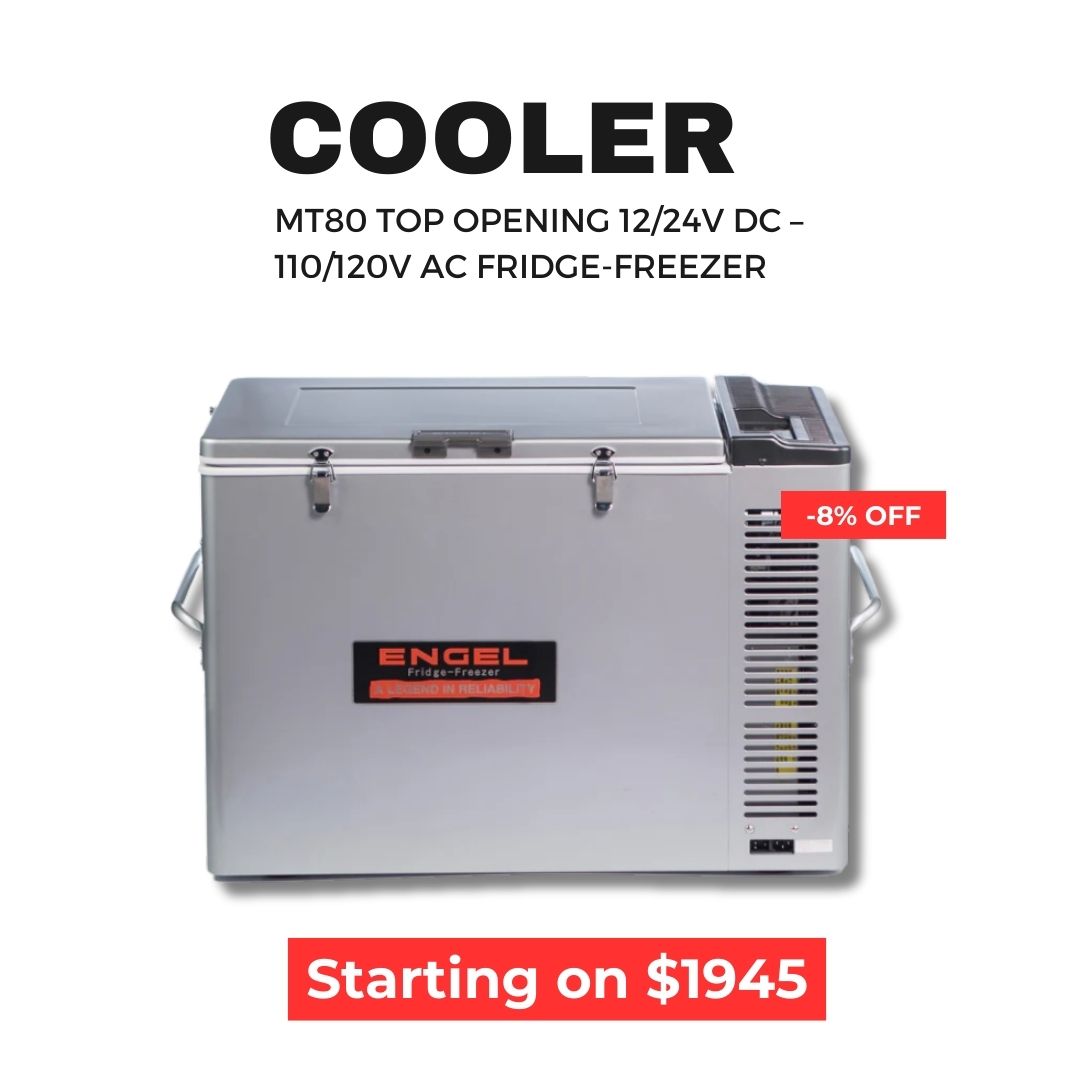 Engel MT80 Top Opening 12/24V DC - 110/120V AC Fridge-Freezer image 0