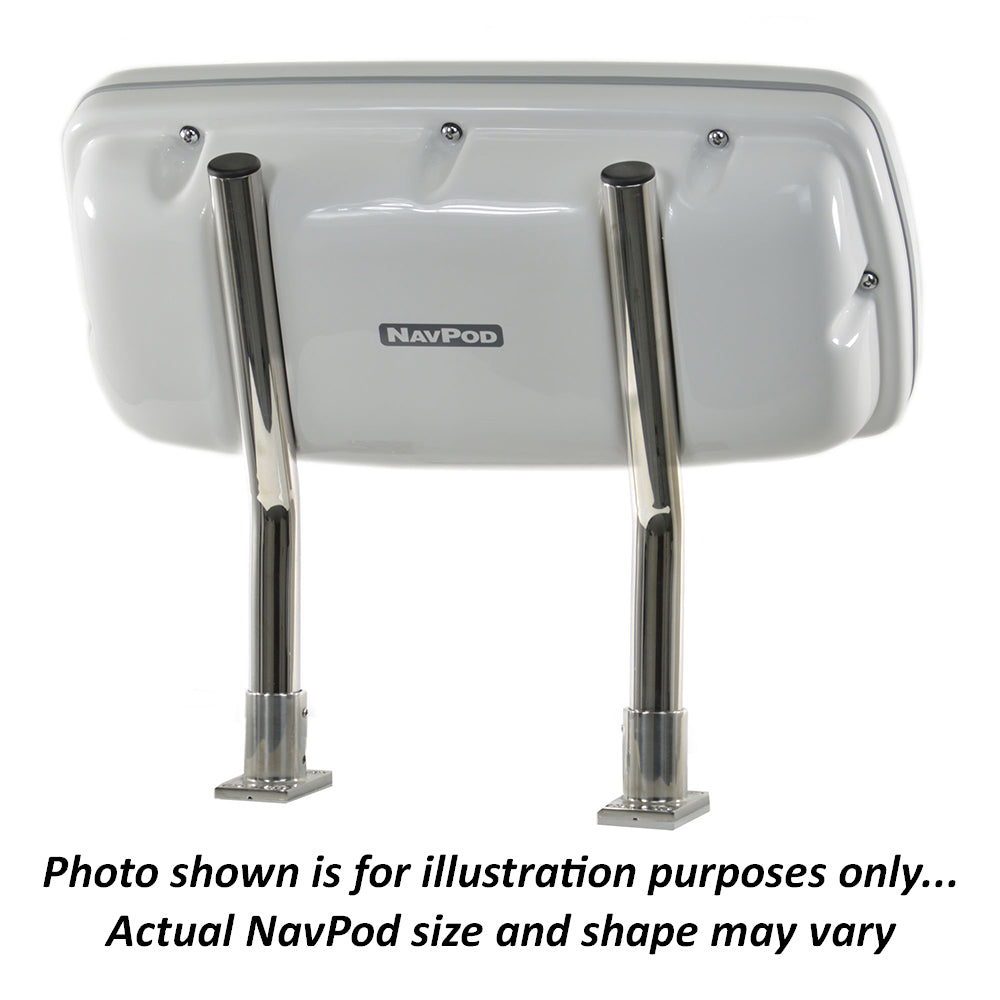 NavPod SystemPod Pre-Cut for Raymarine AXIOM 9 & 1 Instrument (3.6″ hole) for 9.5″ Wide Guard (Pre-Cut for Surface Mount
