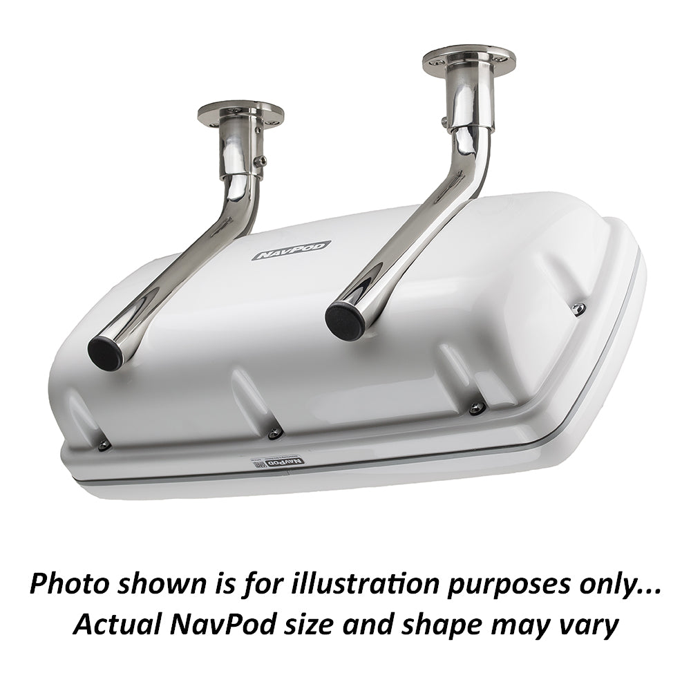 NavPod SystemPod Pre-Cut for Raymarine AXIOM 9 & 1 Instrument (3.6″ hole) for 9.5″ Wide Guard (Pre-Cut for Surface Mount