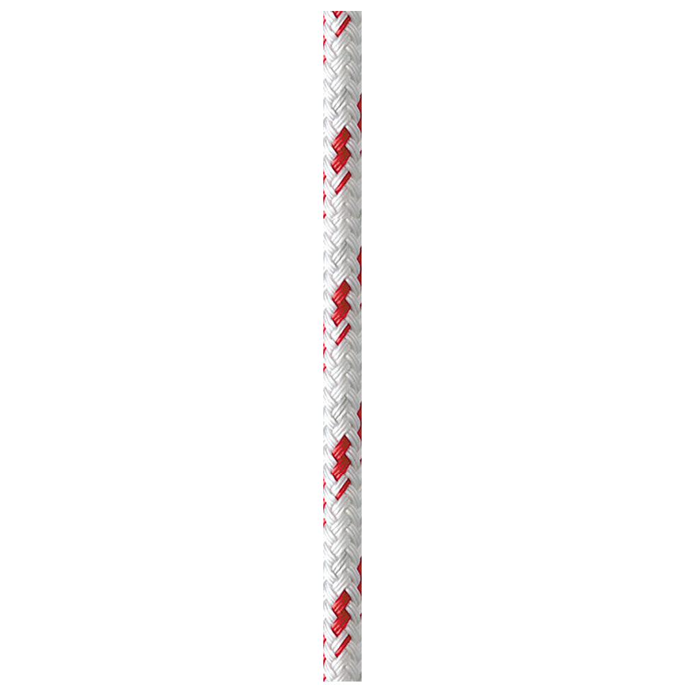 New England Ropes 1/4" Sta-Set Performance Cruising Line - Red Fleck - 600'