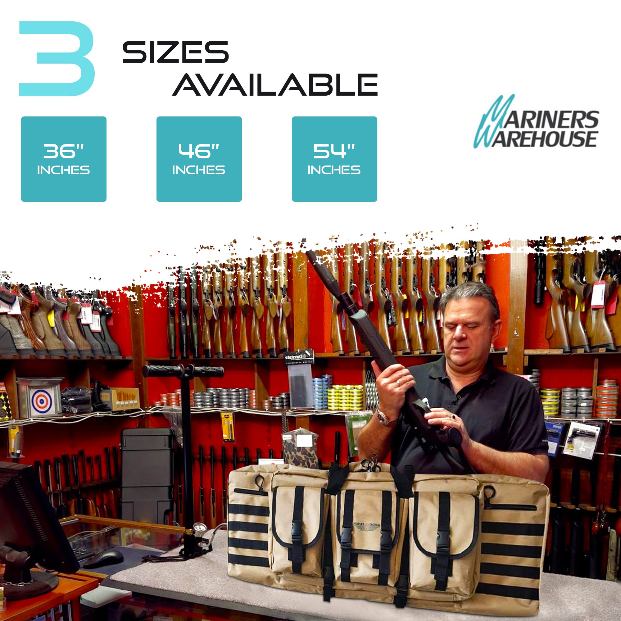 Tactical Rifle Bag - Padded Gun Case - Warehouse Clearance- FREE SHIPPING