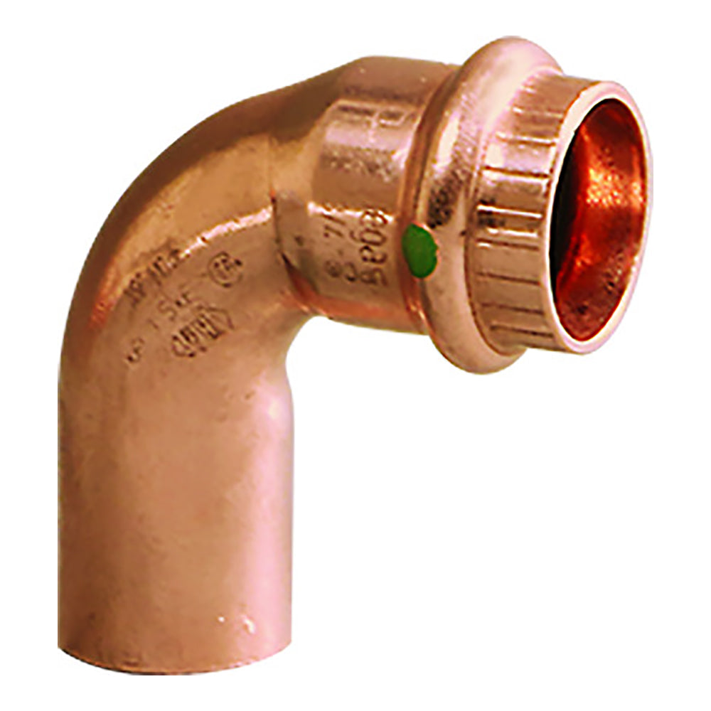 Viega ProPress 2" - 90&deg; Copper Elbow - Street/Press Connection - Smart Connect Technology